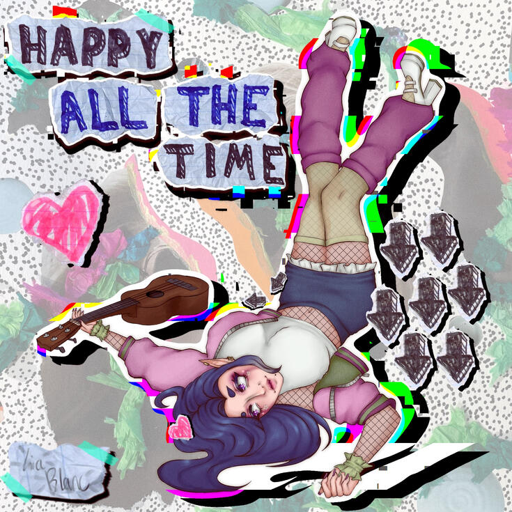 Elements & Collage Background